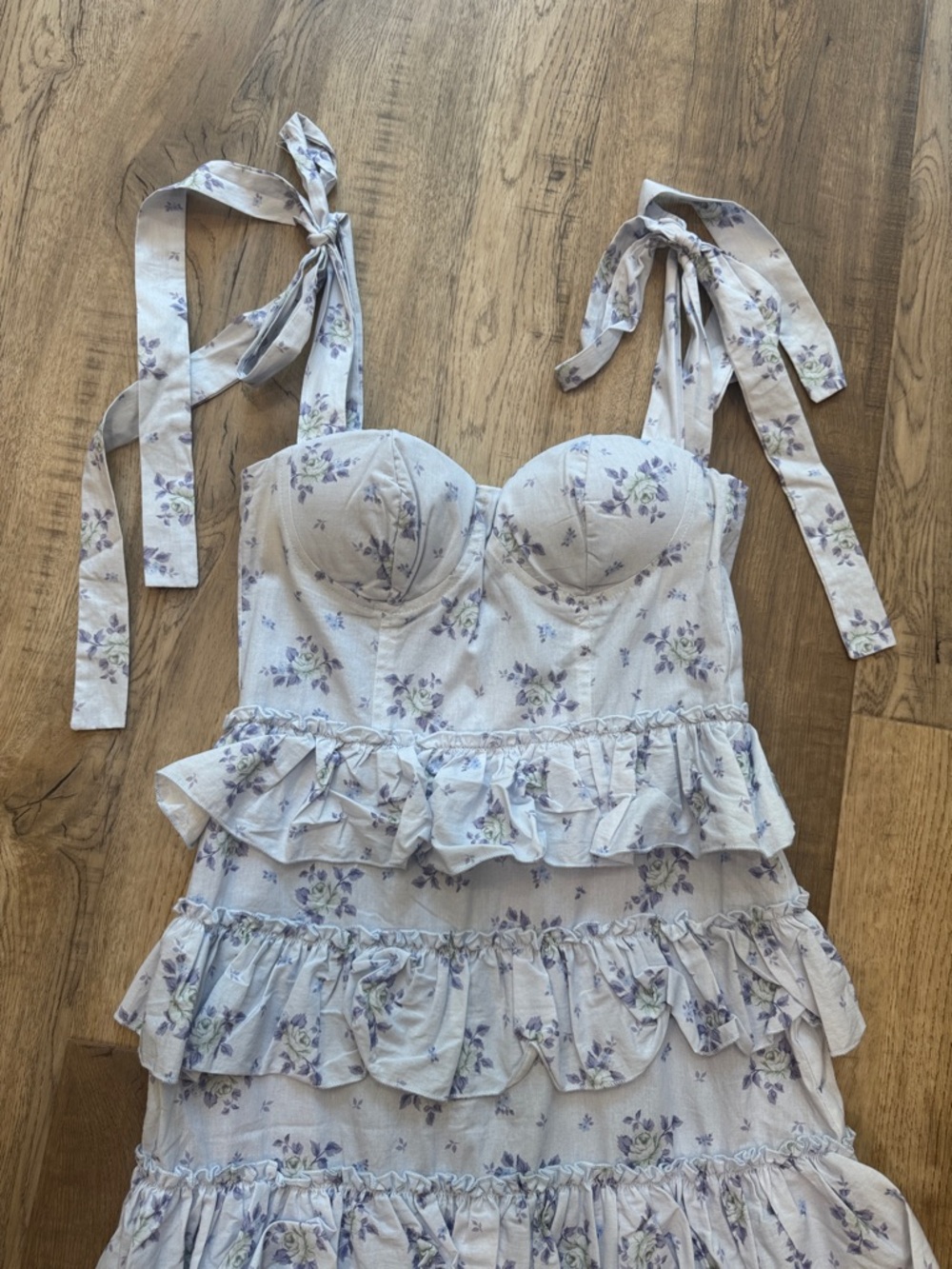 Floral Ruffle Tiered Dress